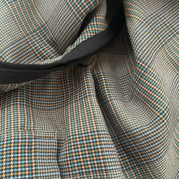 NWT Cabi Baskerville topper hunter tartan plaid reversible fall poncho jacket - Picture 5 of 5